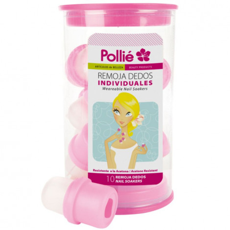 Pollié - Pots individuels pour dissolvant à vernis semi-permanent - 10pcs|Ongles|FolieCosmectic