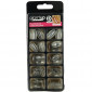 Glam'up - Faux ongles forme ballerine couleur translucide - 100pcs|Ongles|FolieCosmectic