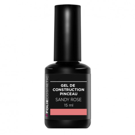 Folie Cosmetic - Gel de construction ongulaire pinceau Sandy Rose|Ongles|FolieCosmectic