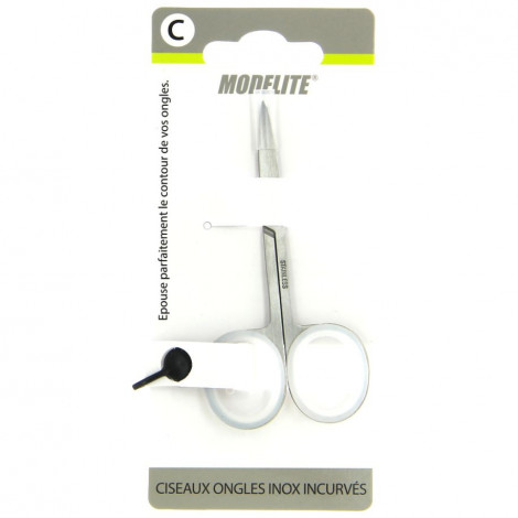 Modelite - Ciseaux à ongles incurvés en inox|Ongles|FolieCosmectic