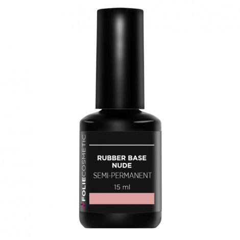Folie Cosmetic - Rubber base nude semi-permanent - 15ml|Ongles|FolieCosmectic