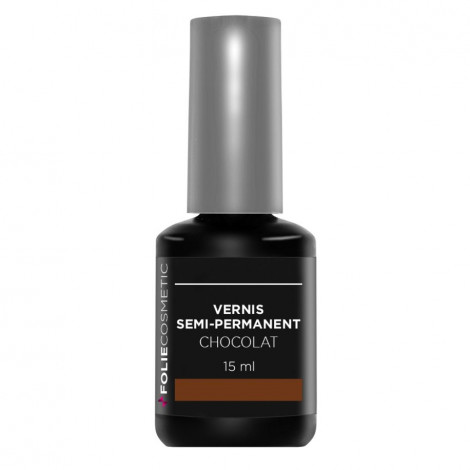 Folie Cosmetic - Vernis semi-permanent chocolat - 15ml|Ongles|FolieCosmectic