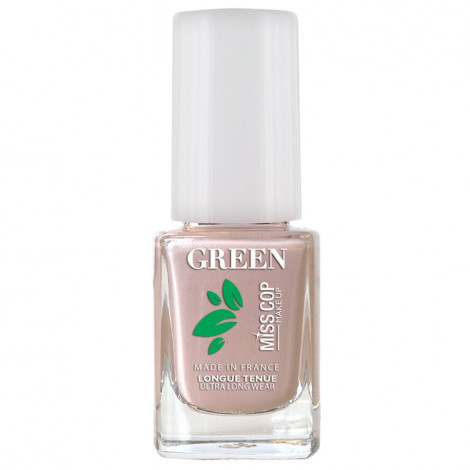 Miss Cop - Vernis à ongles Green bio sourcé n°03 Nude irisé - 11ml|Ongles|FolieCosmectic