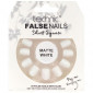 technic - Faux ongles Short square - Matte white|Ongles|FolieCosmectic