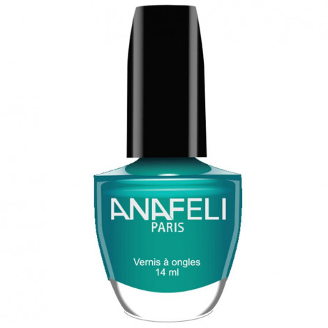 Anafeli - Vernis à ongles n°40 Turquoise profond -14 ml|Ongles|FolieCosmectic