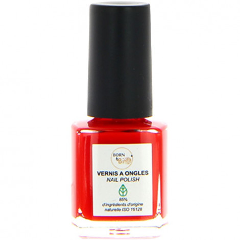Born to bio - Vernis à ongles N°4 Rouge vif -7ml|Ongles|FolieCosmectic