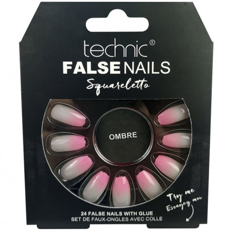 technic - Faux ongles Squareletto - Ombre|Ongles|FolieCosmectic
