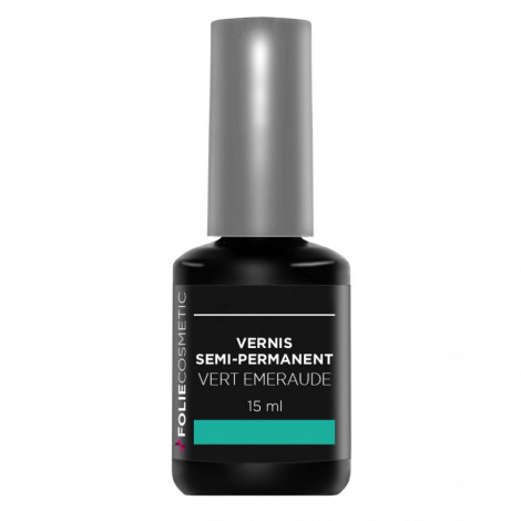 Folie Cosmetic - Vernis Semi-permanent- Vert Emeraude - 15ml|Ongles|FolieCosmectic