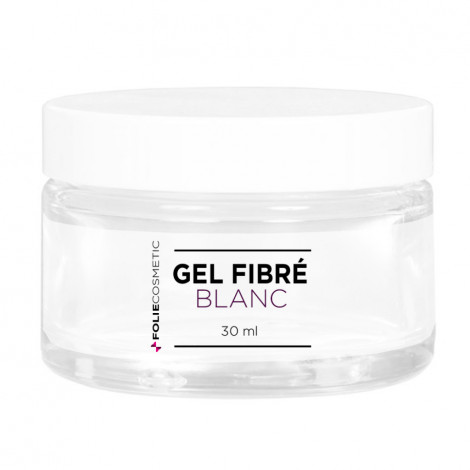 Folie Cosmetic - Gel UV Fibré Blanc pour les Ongles - 30ml|Ongles|FolieCosmectic