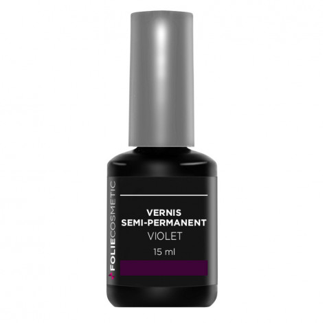 Folie Cosmetic - Vernis Semi-permanent- Violet - 15ml|Ongles|FolieCosmectic