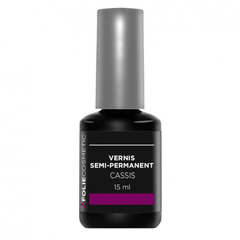 Folie Cosmetic - Vernis Semi-permanent- Cassis - 15ml|Ongles|FolieCosmectic