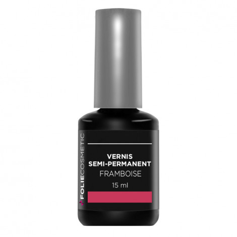 Folie Cosmetic - Vernis Semi-permanent- Framboise - 15ml|Ongles|FolieCosmectic