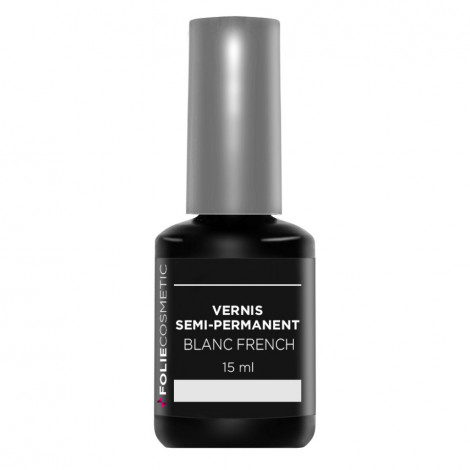 Folie Cosmetic - Vernis Semi-permanent- Blanc French - 15 ml|Ongles|FolieCosmectic