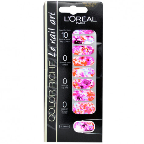 L'Oréal - Color riche Le Nail Art - Stickers pour Ongles 031 Tie Dye rocks|Ongles|FolieCosmectic