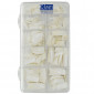 Glam Cosmetiques - Faux ongles french white - 500 pcs|Ongles|FolieCosmectic