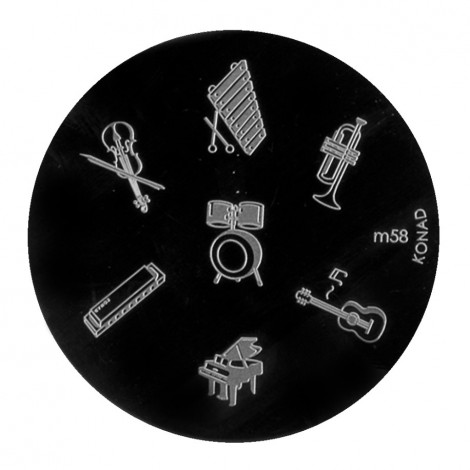 Konad - Plaques de stamping Nail Art M58|Ongles|FolieCosmectic