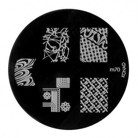 Konad - Plaques de stamping Nail Art M70|Ongles|FolieCosmectic
