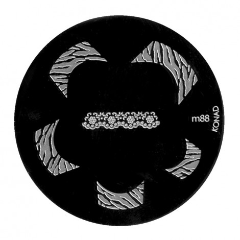Konad - Plaques de stamping Nail Art M88|Ongles|FolieCosmectic