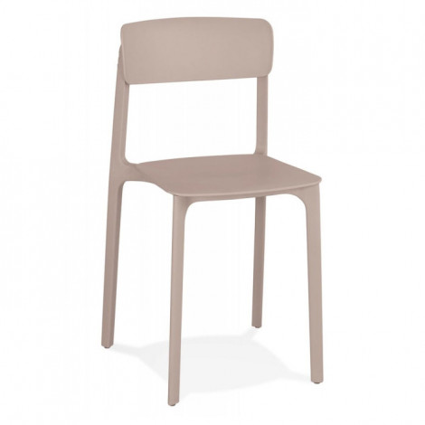 Chaise Intérieur & Extérieur "Marcella" 79cm Beige|Chaise|Paris Prix