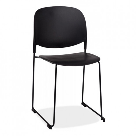 Chaise Design "Bridgette" 80cm Noir|Chaise|Paris Prix