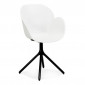 Chaise Design Avec Accoudoirs "Alyce" 85cm Blanc|Chaise|Paris Prix