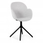 Chaise Design en Tissu "Maryellen" 85cm Gris Clair|Chaise|Paris Prix