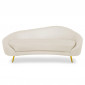 Canapé 3 Places Design "Navaro" 185cm Beige|Canape|Paris Prix