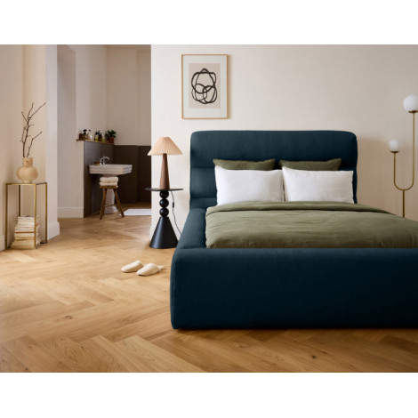 Sunset - lit coffre - 180x200 cm - sommier inclus - en fausse fourrure|Lit Adulte|BestMobilier
