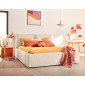 Pivoine - lit coffre - 140x190 - en velours côtelé - sommier inclus|Lit Adulte|BestMobilier