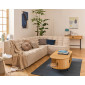 Ellie - canapé modulable d'angle réversible 4 places en velours texturé|Canape|BestMobilier