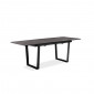 Table extensible 176/216 cm plateau céramique gris anthracite - VERONA|Table|Meuble et moi