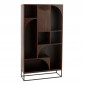 Étagère Design en Bois "Mode" 168cm Marron|Bibliothèque|Paris Prix