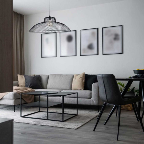 Suspension filaire noire taille L|Suspensions|Lampe Avenue