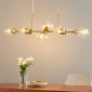 Grande suspension moderne 8 boules en verre - Carlotta|Lustre|Kosilum