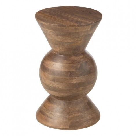 Table d'Appoint en Bois "Candy" 50cm Marron|Table Basse|Paris Prix