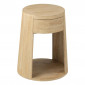 Table d'Appoint en Bois "Drawn" 50cm Naturel|Table Basse|Paris Prix