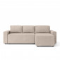 Canapé angle MAX convertible velours grège 4 places|Canape|Baita Home