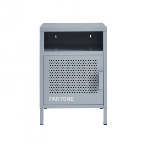 Table de chevet PANTONE métal gris bleu 40cm|Chevet|Baita Home