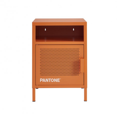 Table de chevet PANTONE métal orange 40cm|Chevet|Baita Home