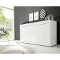 Milo - buffet bas - blanc - 3 portes - 160 cm|Buffet|BestMobilier