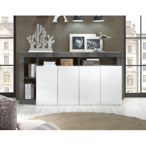 Lou - buffet bas - 4 portes - 184 cm|Buffet|BestMobilier
