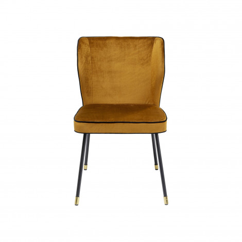 Chaise Irina velours ocre Kare Design|Chaise|Kare