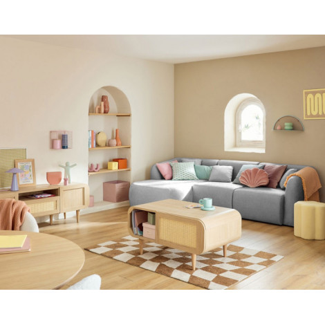 Ikare - canapé modulable d'angle gauche - 4 places - en tissu|Canape|BestMobilier