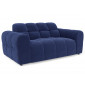 Ray - canapé droit 2 places en velours texturé|Canape|BestMobilier