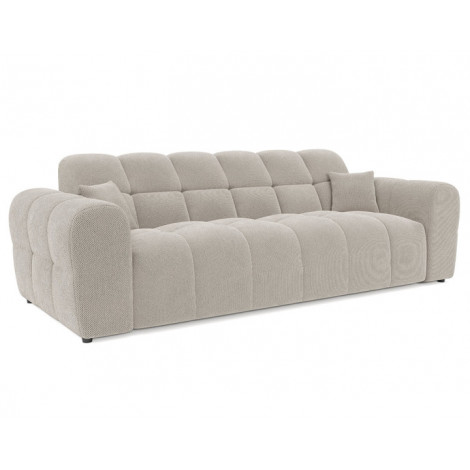 Ray - canapé droit 3 places en velours texturé|Canape|BestMobilier