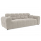 Ray - canapé droit 3 places en velours texturé|Canape|BestMobilier