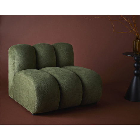 Debbie - module d'assise sans accoudoirs en tissu texturé|Canape|BestMobilier