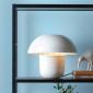 Lampe à poser émaillée champignon blanc|Lampes à poser|Lampe Avenue Lampe à poser émaillée champignon blanc|Lampes à poser|Lampe Avenue