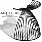 Tabouret design ANGEL-42, structure en fil d'acier, finition chromé brillant ou peint pour extérieur.|Tabouret|100chaises Tabouret design ANGEL-42, structure en fil d'acier, finition chromé brillant ou peint pour extérieur.|Tabouret|100chaises
