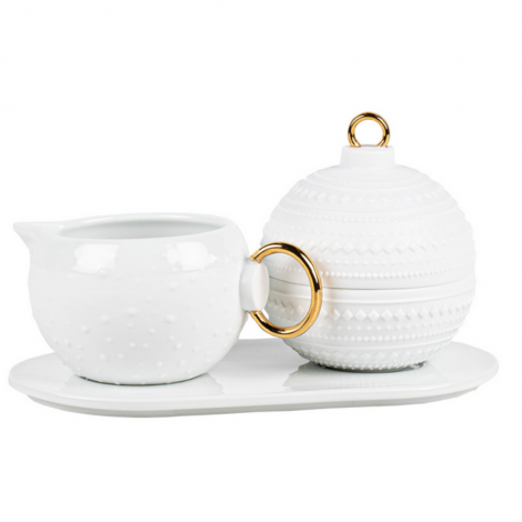 Sucrier et pot à lait Boule|Assiettes / Bowls / Coupelles|Artecoboutique